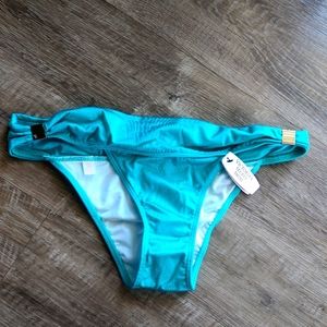 Victoria's Secret turquoise bikini bottom S